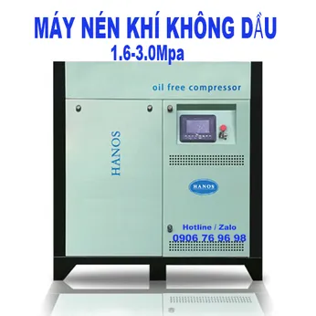Máy Nén Khí Không Dầu: 1.6 - 3.0Mpa