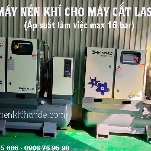 Máy Nén Khí Cho Máy Cắt Laser 20HP