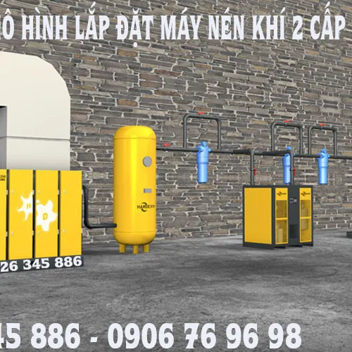 Máy Nén Khí 2 Cấp Hande HD-EPM2T37