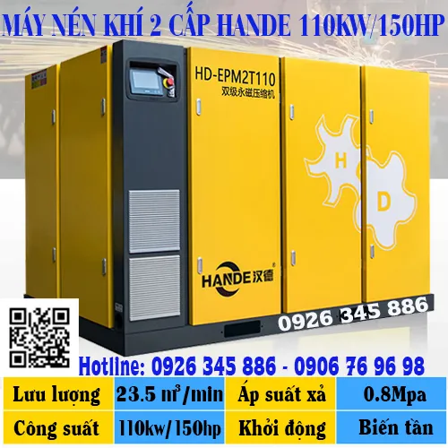 Máy Nén Khí 2 Cấp Hande HD-EPM2T110