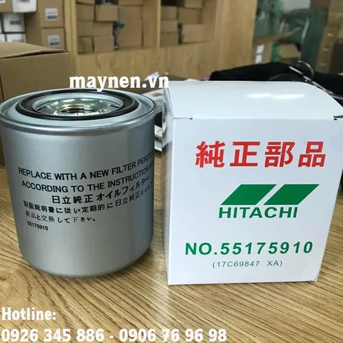 Lọc dầu máy nén khí Hitachi