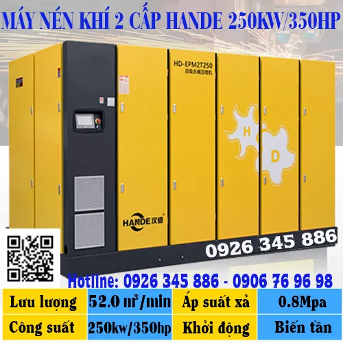 Máy Nén Khí 2 Cấp Hande HD-EPM2T250