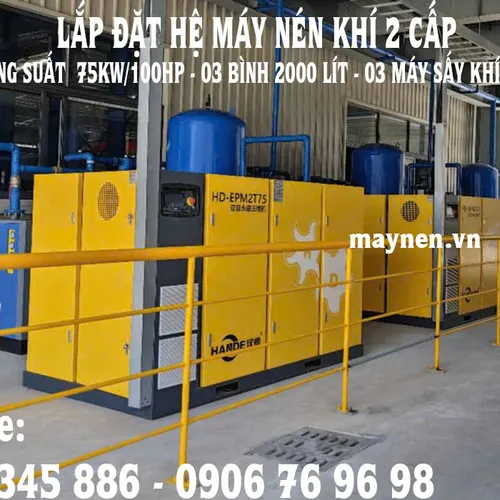 Máy Nén Khí 2 Cấp Hande HD-EPM2T90