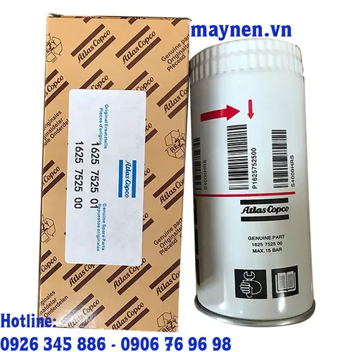 Lọc dầu Atlas Copco 1625 7525 01