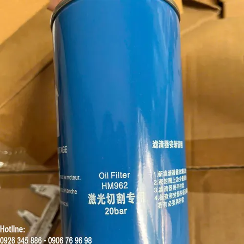 Lọc dầu máy ren ngược