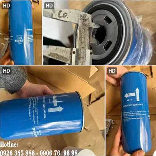 Lọc dầu máy ren ngược