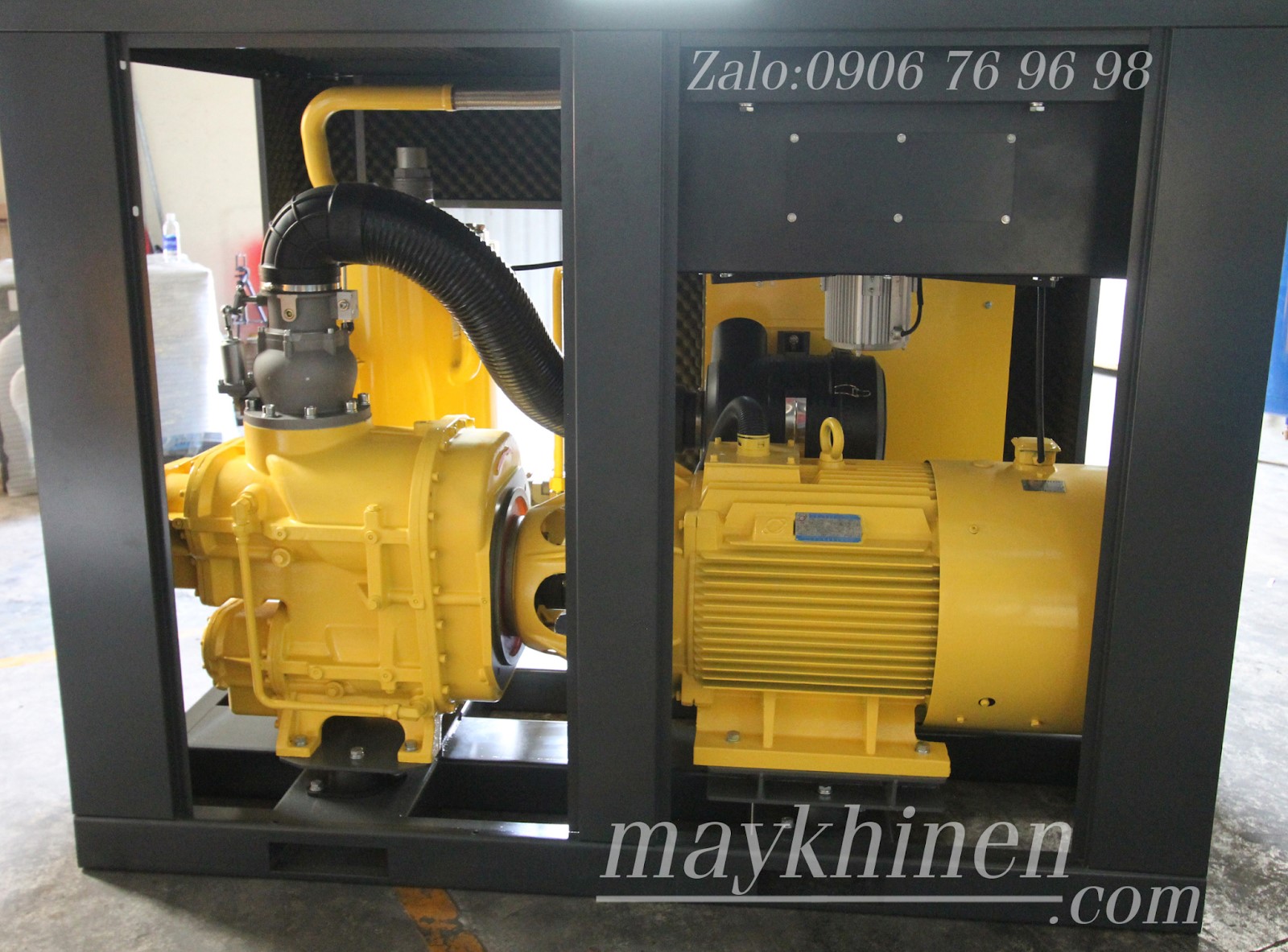 Về cơ bản máy nén 2 cấp có cấu tạo tương tự máy nén 1 cấp