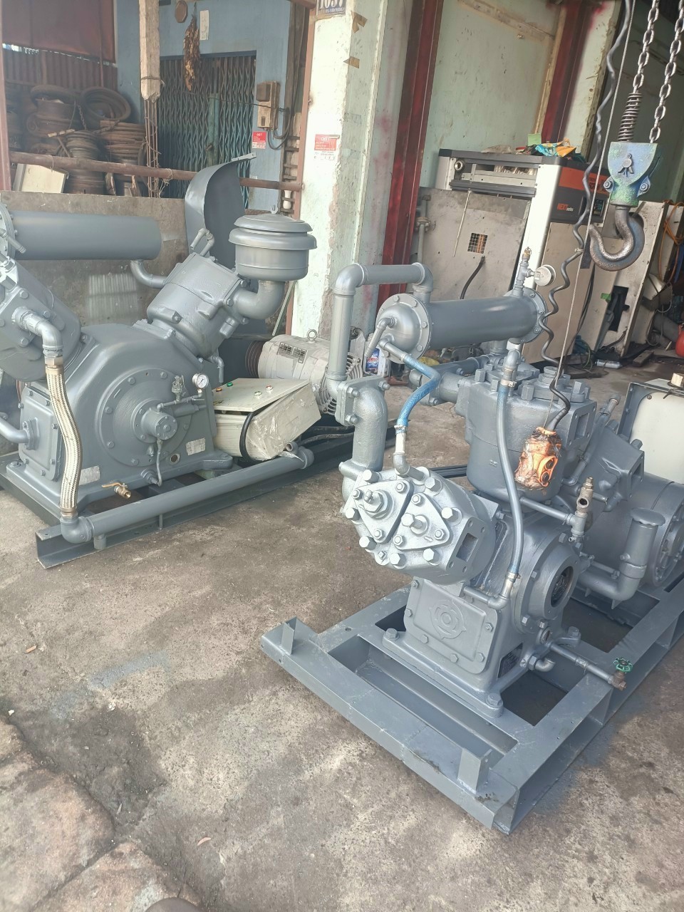 máy nén khí áp cao nhật bãi