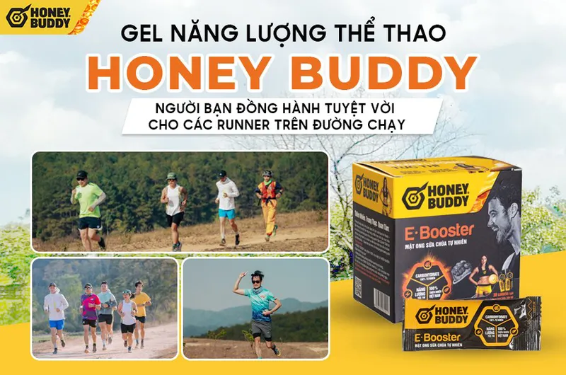 Gel năng lượng thể thao Honey Buddy: Người Bạn Đồng Hành Tuyệt Vời Cho Các Runner Trên Đường Chạy