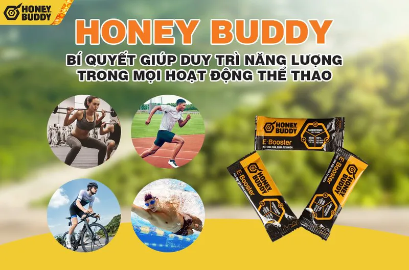 Honey Buddy - Bí Quyết Giúp Duy Trì Năng Lượng Trong Mọi Hoạt Động Thể Thao