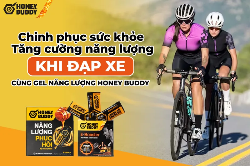 Chinh Phục Sức Khỏe - Tăng Cường Năng Lượng Khi Đạp Xe Cùng Gel Năng Lượng Honey Buddy