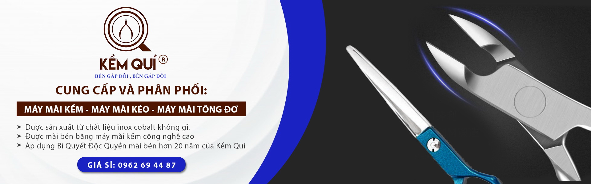 Phân phối máy mài kềm - kéo - tông đơ