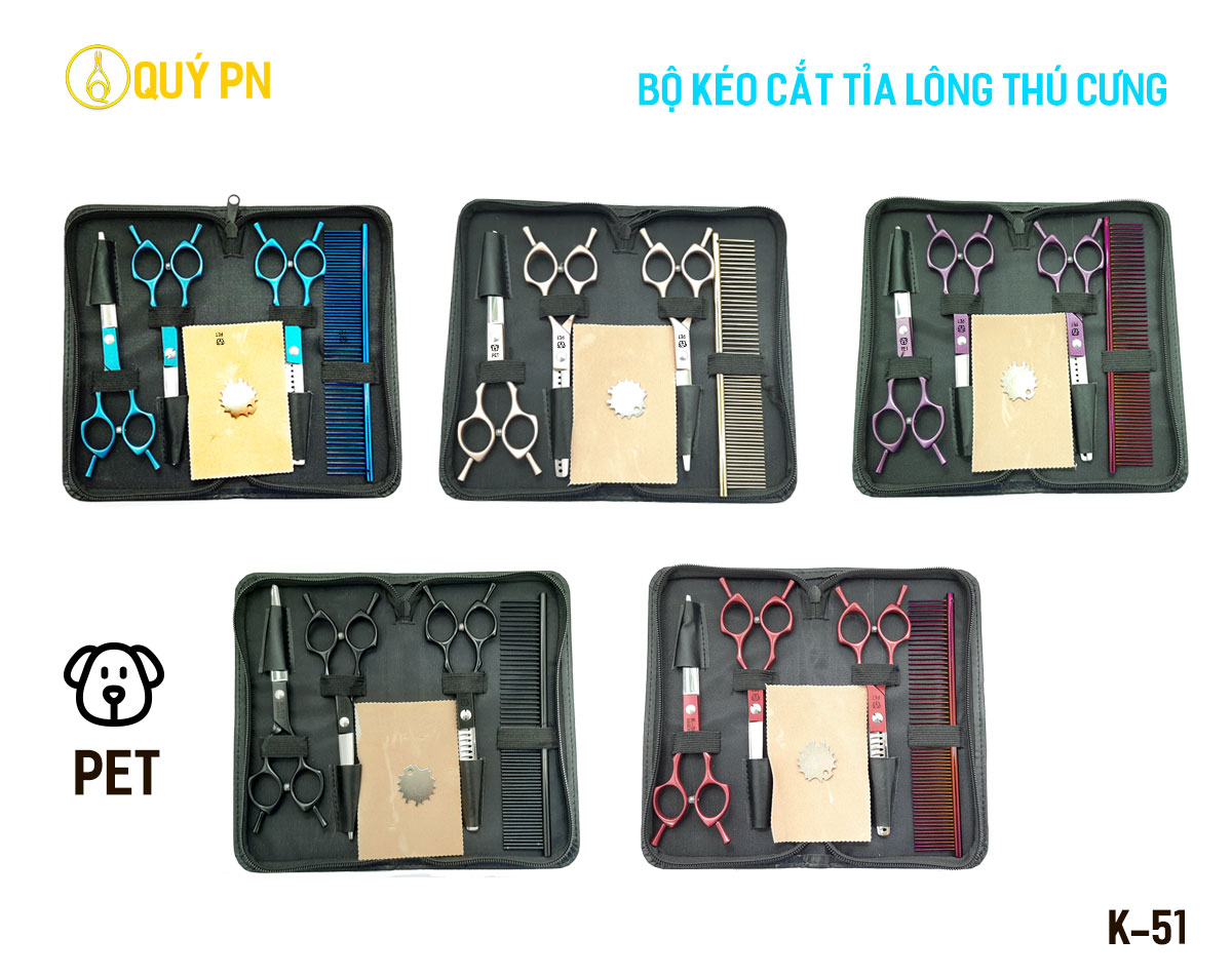 Kéo cắt lông chó được sản xuất từ chất liệu thép không gỉ Kéo cắt lông chó được sản xuất từ chất liệu thép không gỉ