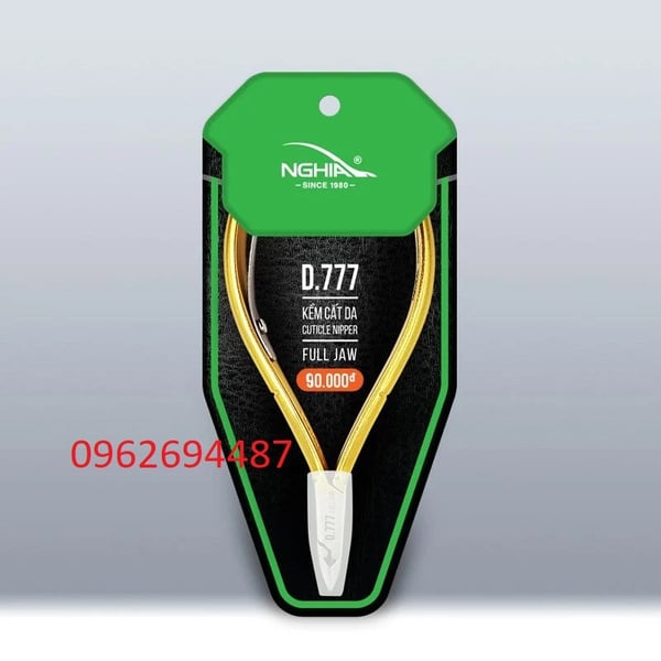 Kềm Nghĩa D777 – Mẫu kềm thép mạ vàng chuyên dụng