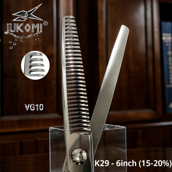  Kéo tỉa tóc Jukomi K29 tay phải 6.0inch (ăn tóc 15-20%)