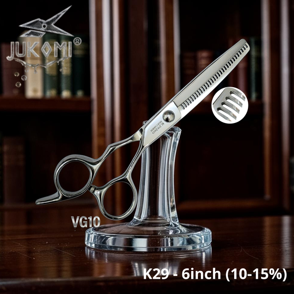  Kéo tỉa tóc Jukomi K29 tay phải 6.0inch (ăn tóc 15-20%)
