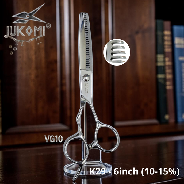  Kéo tỉa tóc Jukomi K29 tay phải 6.0inch (ăn tóc 15-20%)