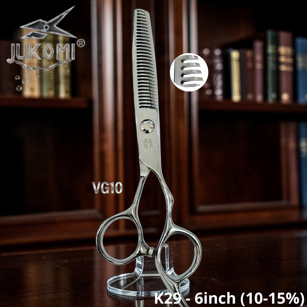  Kéo tỉa tóc Jukomi K29 tay phải 6.0inch (ăn tóc 15-20%)
