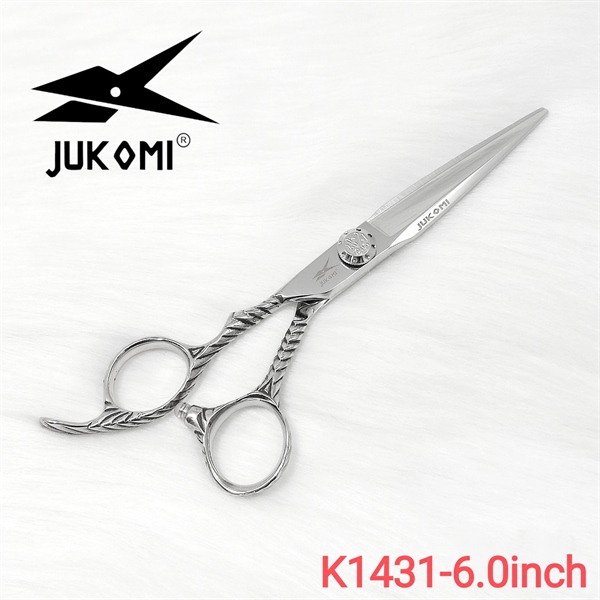 Kéo cắt tóc ziczac sole Jukomi K143 tay trái 6.0inches
