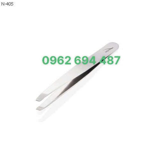 Kềm Nghĩa N.405 - Nhíp Nhổ Lông Mày Đầu Xéo Inox