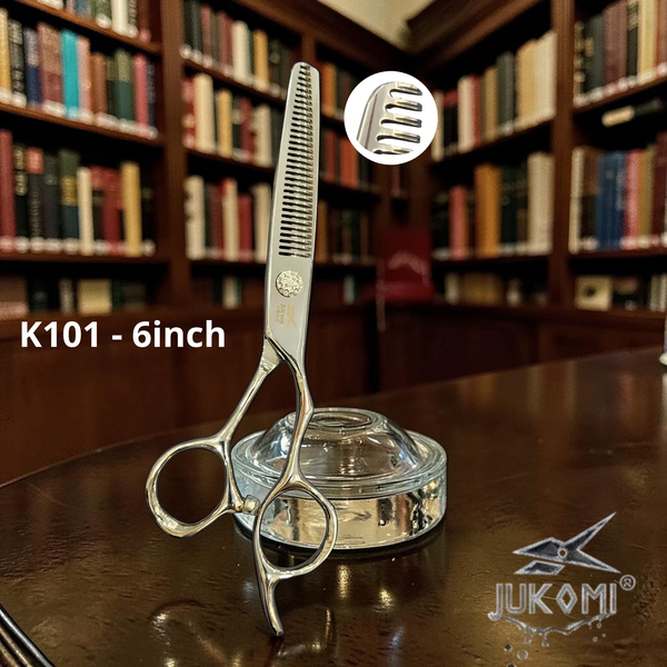 Kéo tỉa tóc Jukomi K101 tay phải 6.0inch (15%-25%)