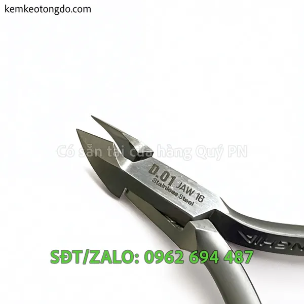 Kềm Nghĩa D01 – Lựa chọn hoàn hảo cho thợ nail chuyên nghiệp tại Quý PN