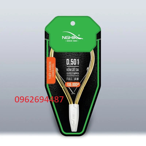 Kềm Nghĩa D501 – Mẫu kềm thép mạ vàng 2 chống