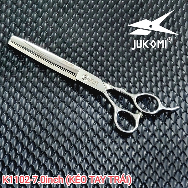 Kéo tỉa mịn Grooming Jukomi K110 tay trái 7.0inch