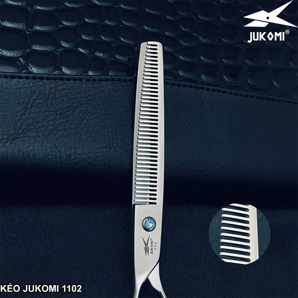 Kéo tỉa mịn Grooming Jukomi K110 tay trái 7.0inch