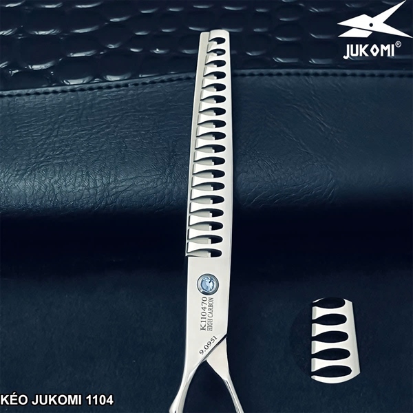 Kéo tỉa đầu búa Grooming Jukomi K110 tay trái 7.0inch