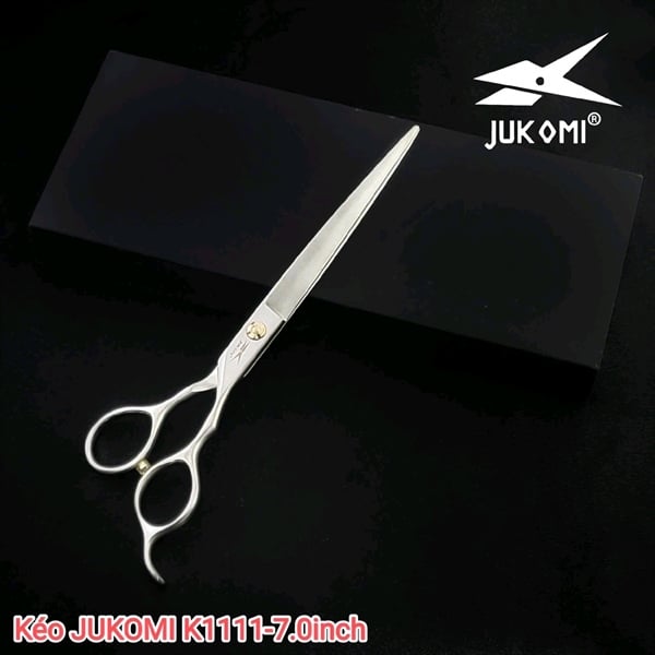Kéo cắt thẳng Grooming Jukomi K111 tay phải 7.0inch