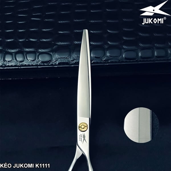 Kéo cắt thẳng Grooming Jukomi K111 tay phải 7.0inch