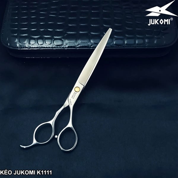 Kéo cắt thẳng Grooming Jukomi K111 tay phải 7.0inch