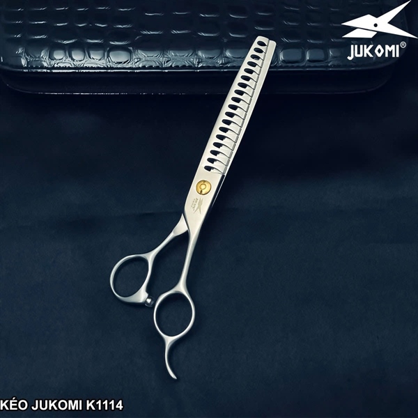 Kéo tỉa đầu búa Grooming Jukomi K111 tay phải 7.0inch