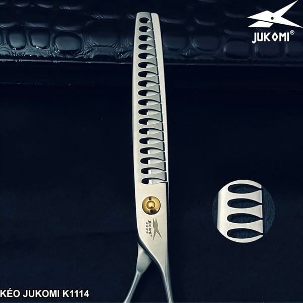 Kéo tỉa đầu búa Grooming Jukomi K111 tay phải 7.0inch