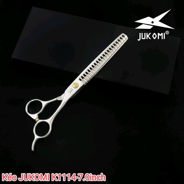 Kéo tỉa đầu búa Grooming Jukomi K111 tay phải 7.0inch
