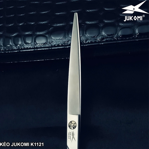 Kéo cắt thẳng Grooming Jukomi K112 tay phải 7.5inch
