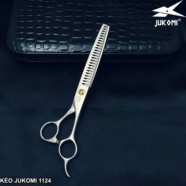 Kéo Tỉa Đầu Búa Grooming Jukomi K112 tay phải 7.5inch