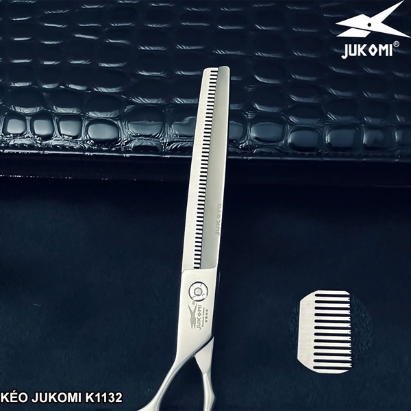 Kéo tỉa mịn Grooming Jukomi K113 tay trái 7.0inch