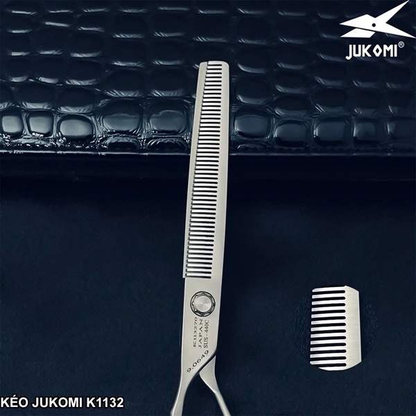 Kéo tỉa mịn Grooming Jukomi K113 tay trái 7.0inch