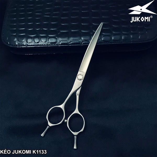 Kéo cắt cong Grooming Jukomi K113 tay trái 7.0inch