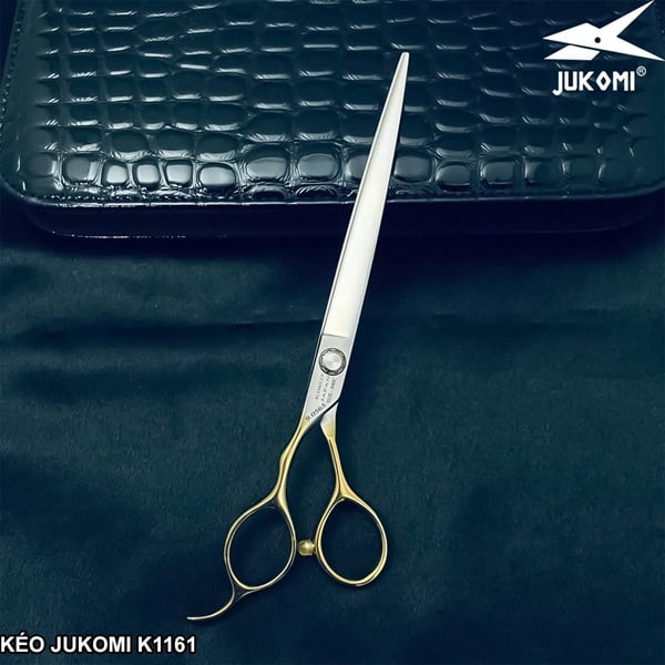 Kéo Cắt Thẳng Grooming Jukomi K116 tay trái 7.5inches