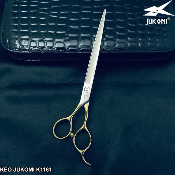 Kéo Cắt Thẳng Grooming Jukomi K116 tay trái 7.5inches