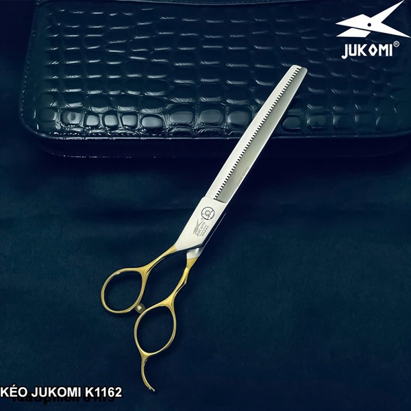 Kéo Tỉa Mịn Grooming Jukomi K116 tay trái 7.5inches