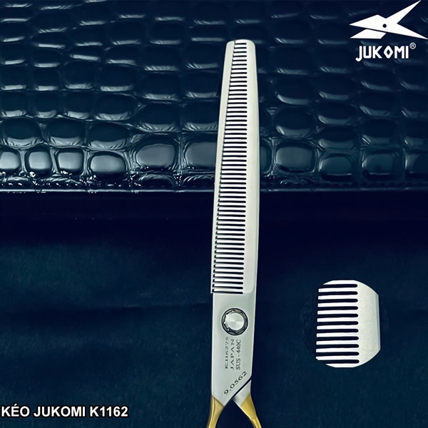 Kéo Tỉa Mịn Grooming Jukomi K116 tay trái 7.5inches