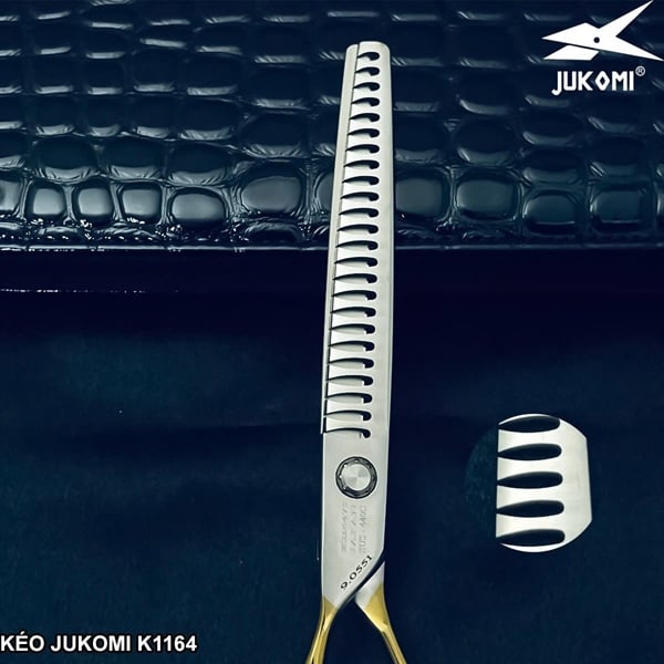 Kéo Tỉa Đầu Búa Grooming Jukomi K116 tay trái 7.5inches