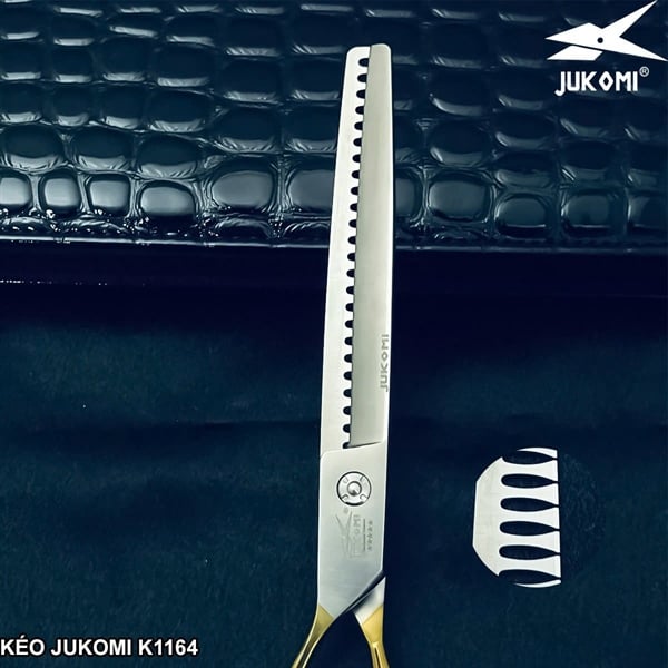 Kéo Tỉa Đầu Búa Grooming Jukomi K116 tay trái 7.5inches