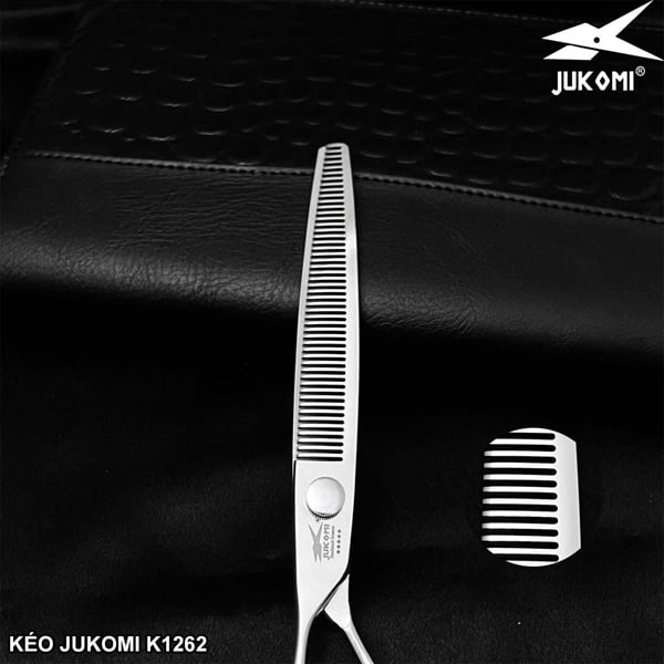 Kéo tỉa mịn Grooming Jukomi K126 tay trái 8.0inches