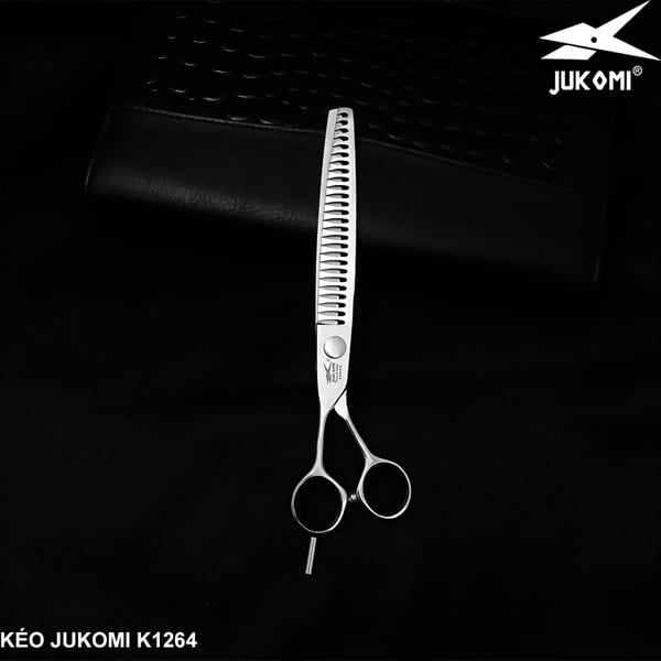 Kéo tỉa đầu búa Grooming Jukomi K126 tay trái 8.0inches