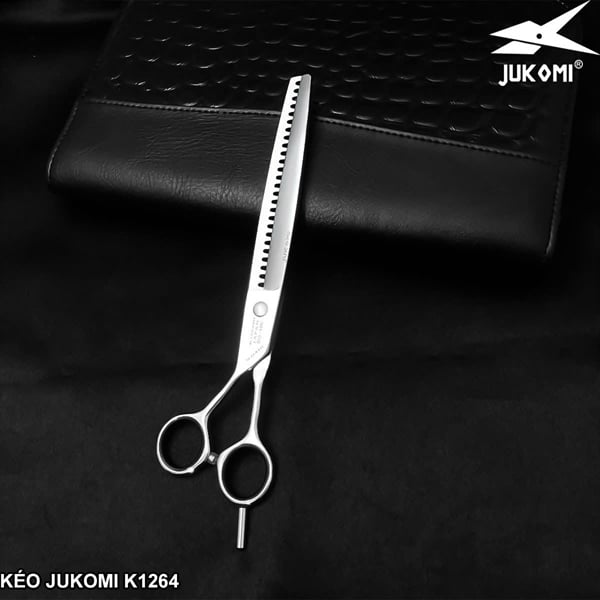 Kéo tỉa đầu búa Grooming Jukomi K126 tay trái 8.0inches